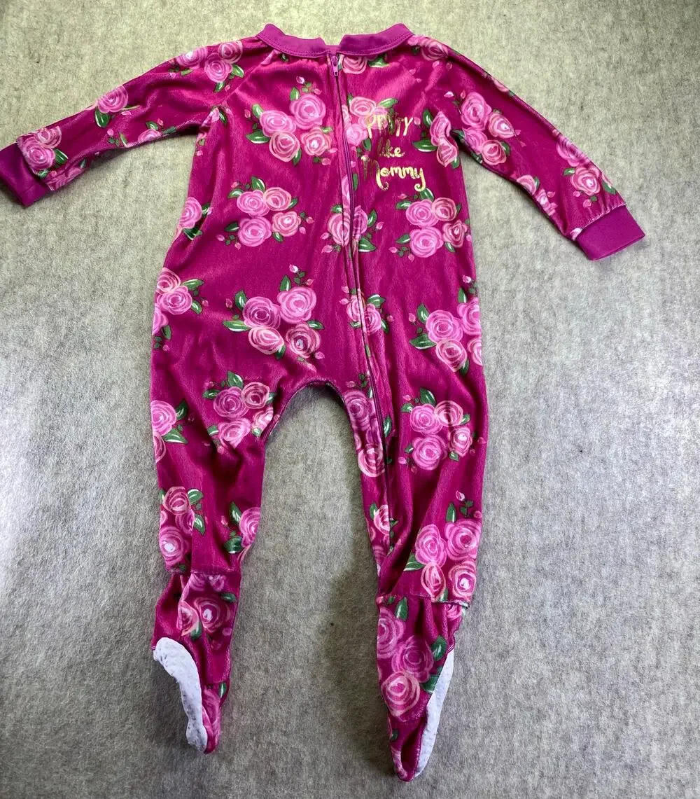 Duck Duck Goose Pink with Roses 